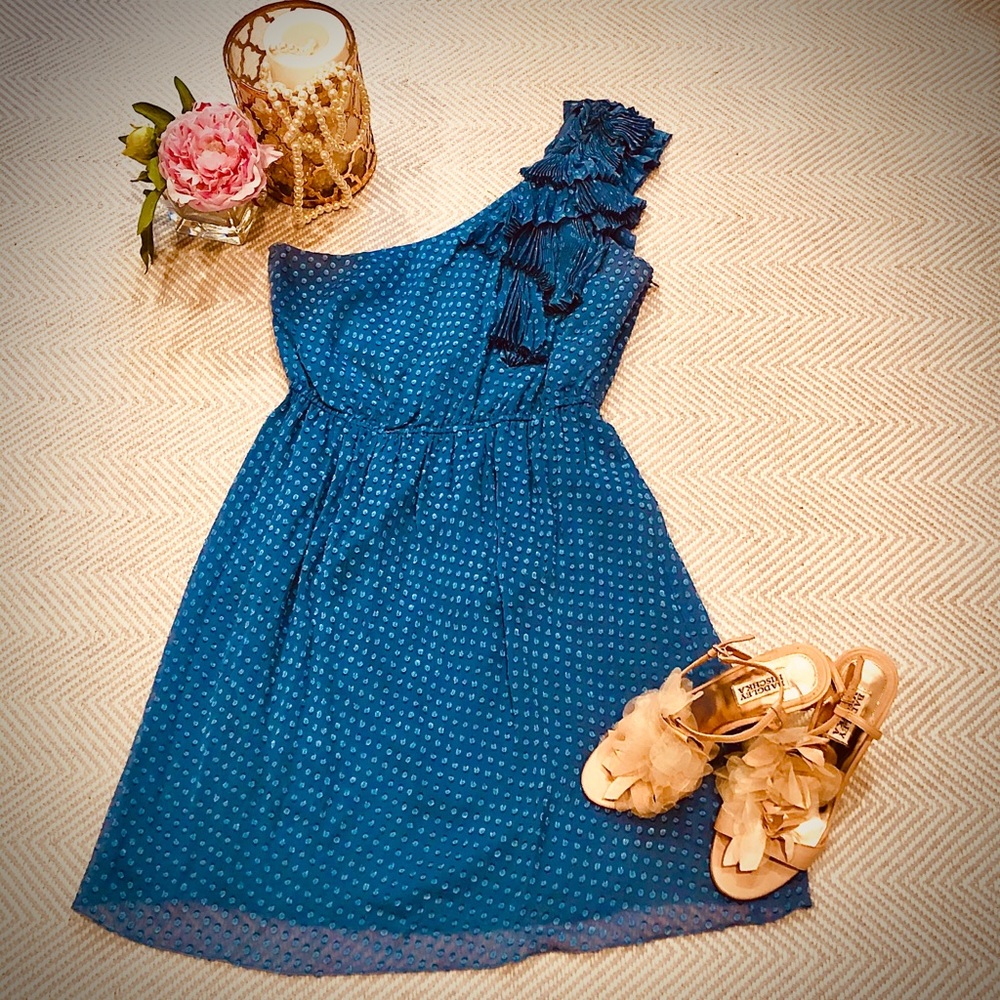Rebecca Taylor party dress with pleating details